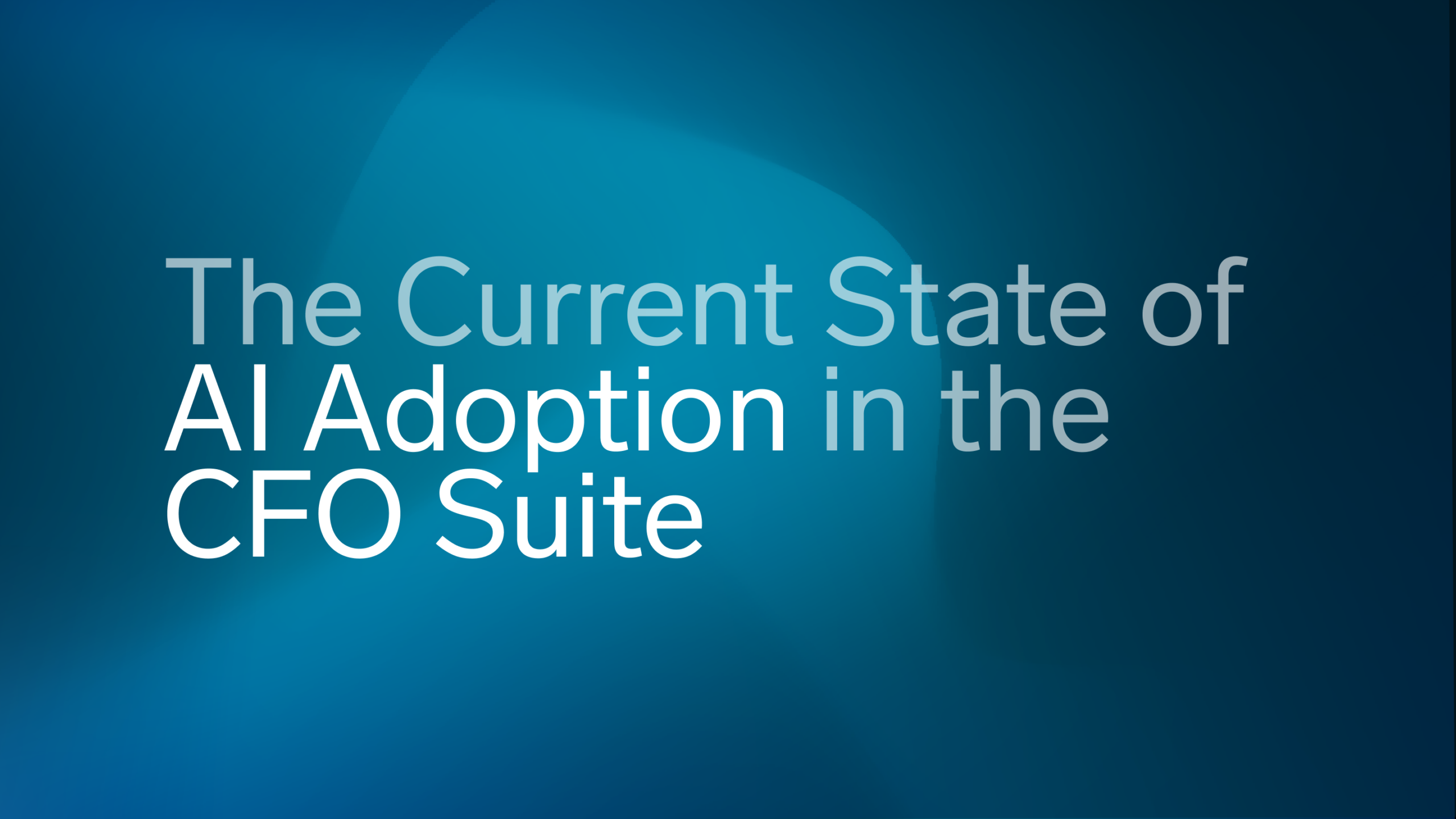 First coding, next finance? AI adoption comes to the CFO suite